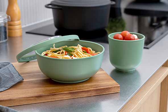 A Little Lovely Company Back to School Set - Drinking bottle XL Stainless Steel/Bentobox - Joy