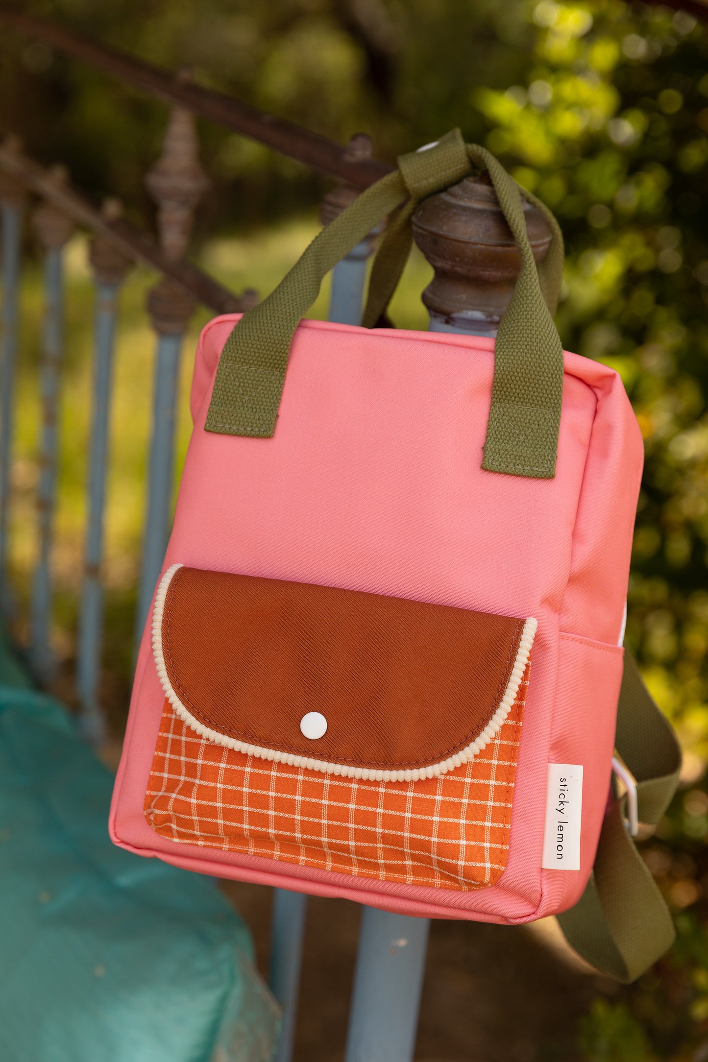 Sticky Lemon Backpack/Bookbag Small Farmhouse | Envelope | FlowerPink