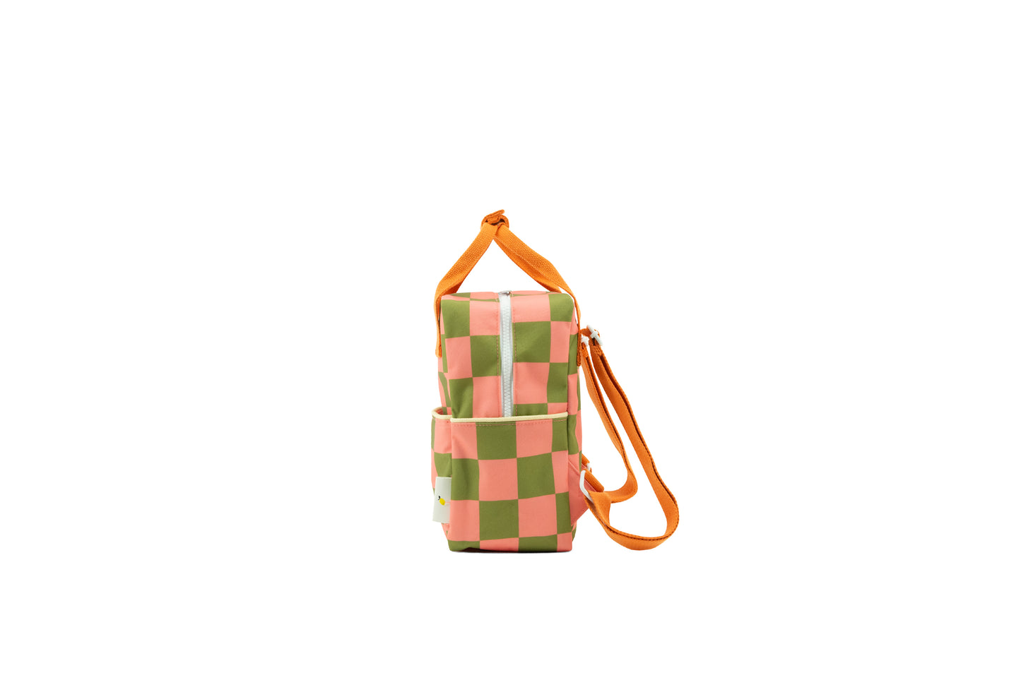 Sticky Lemon Backpack/Boekentas Small Farmhouse - Checkerboard | Sprout Green | Flower Pink