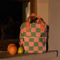 Sticky Lemon Backpack/Boekentas Small Farmhouse - Checkerboard | Sprout Green | Flower Pink