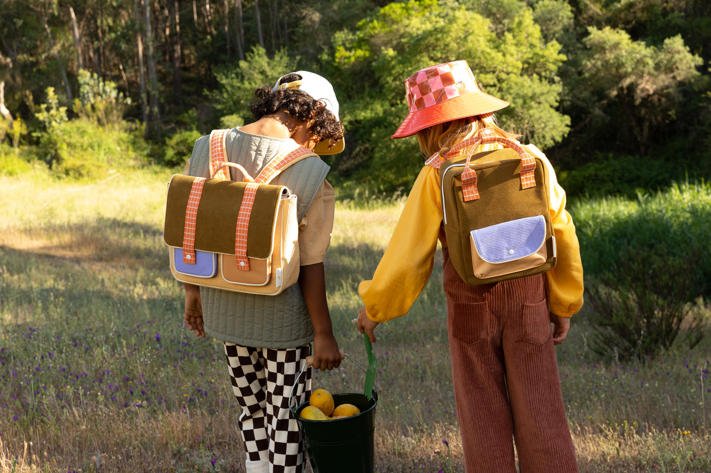 Sticky Lemon Backpack/Boekentas Large Farmhouse - Corduroy | Pear Jam