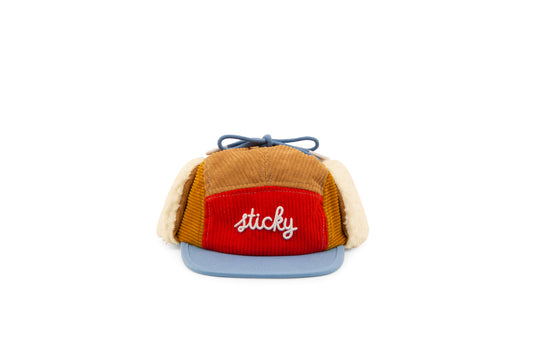 Sticky Lemon - Pet - Cap - Farmhouse - Corduroy - Ladybird red