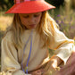 Sticky Lemon Rain Hat - Children's Hat - 54 CM - Fisherman's Hat - Flower Pink + ladybird red