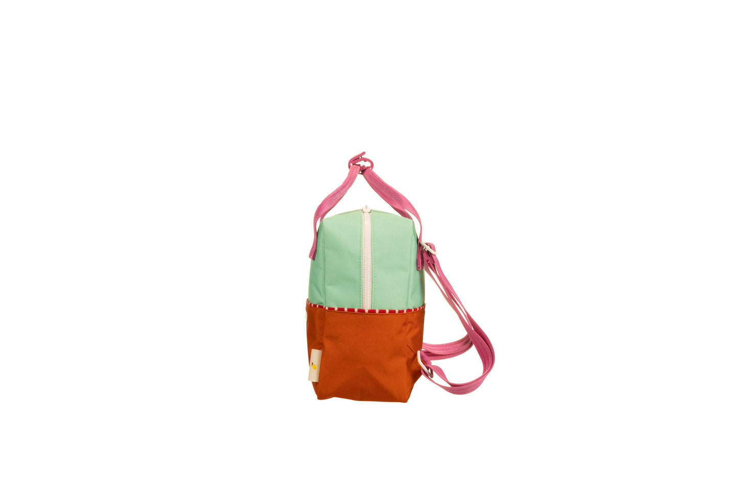 Sticky Lemon Backpack/Boekentas Small Better Together | Colourblocking | Towel Green | Gravel Orange