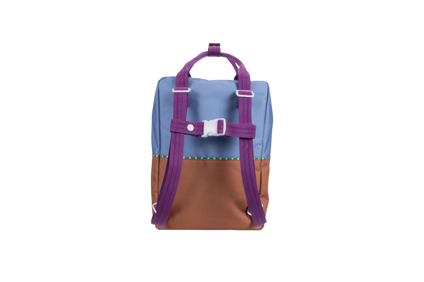 Sticky Lemon Backpack/Boekentas Large Better Together | Colourblocking | Badminton Blue | Leather Ball