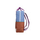 Sticky Lemon Backpack/Boekentas Large Better Together | Colourblocking | Badminton Blue | Leather Ball