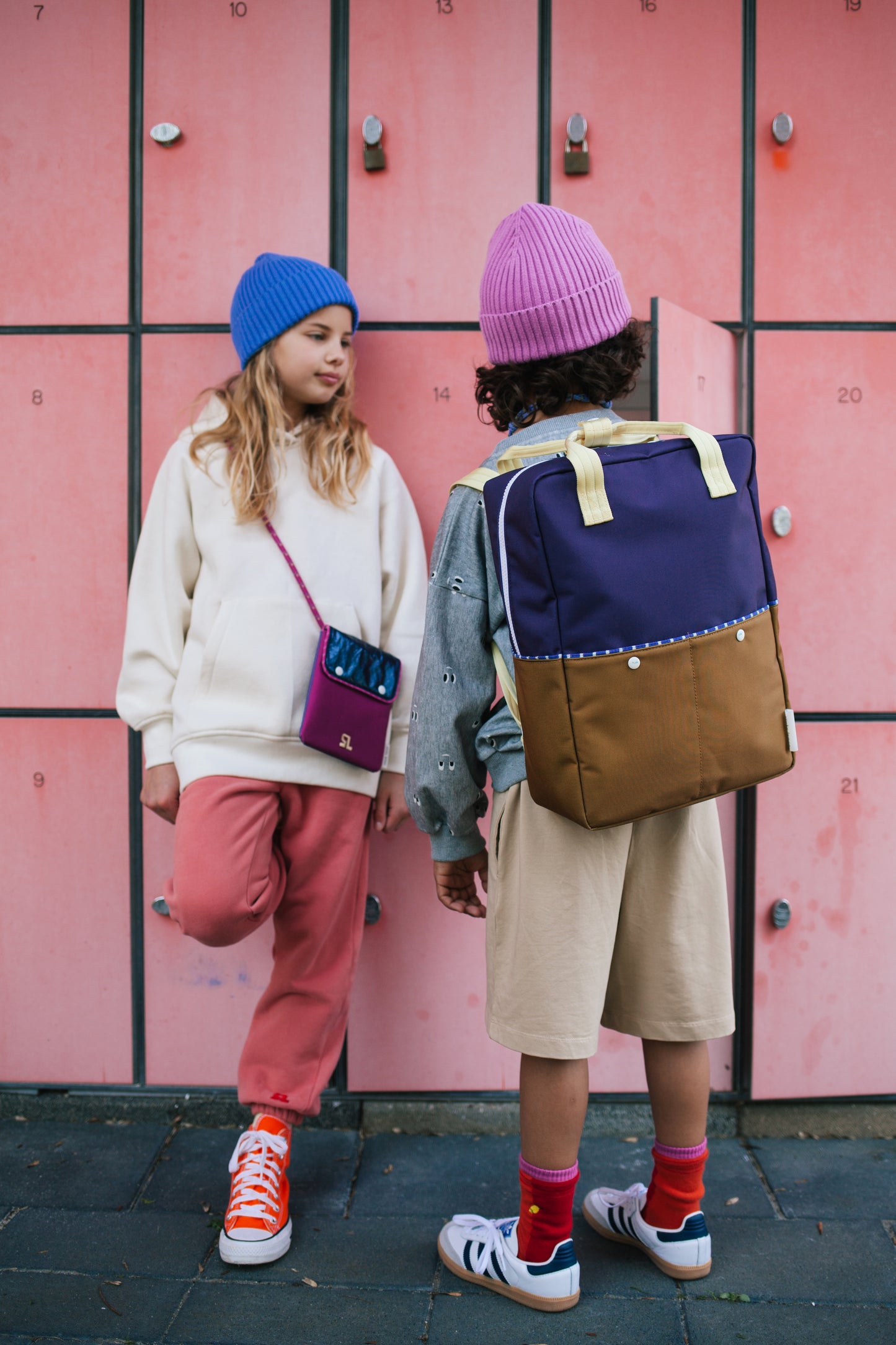 Sticky Lemon Backpack/Boekentas Large Better Together | Colourblocking | Skate Ramp | Golden Cup