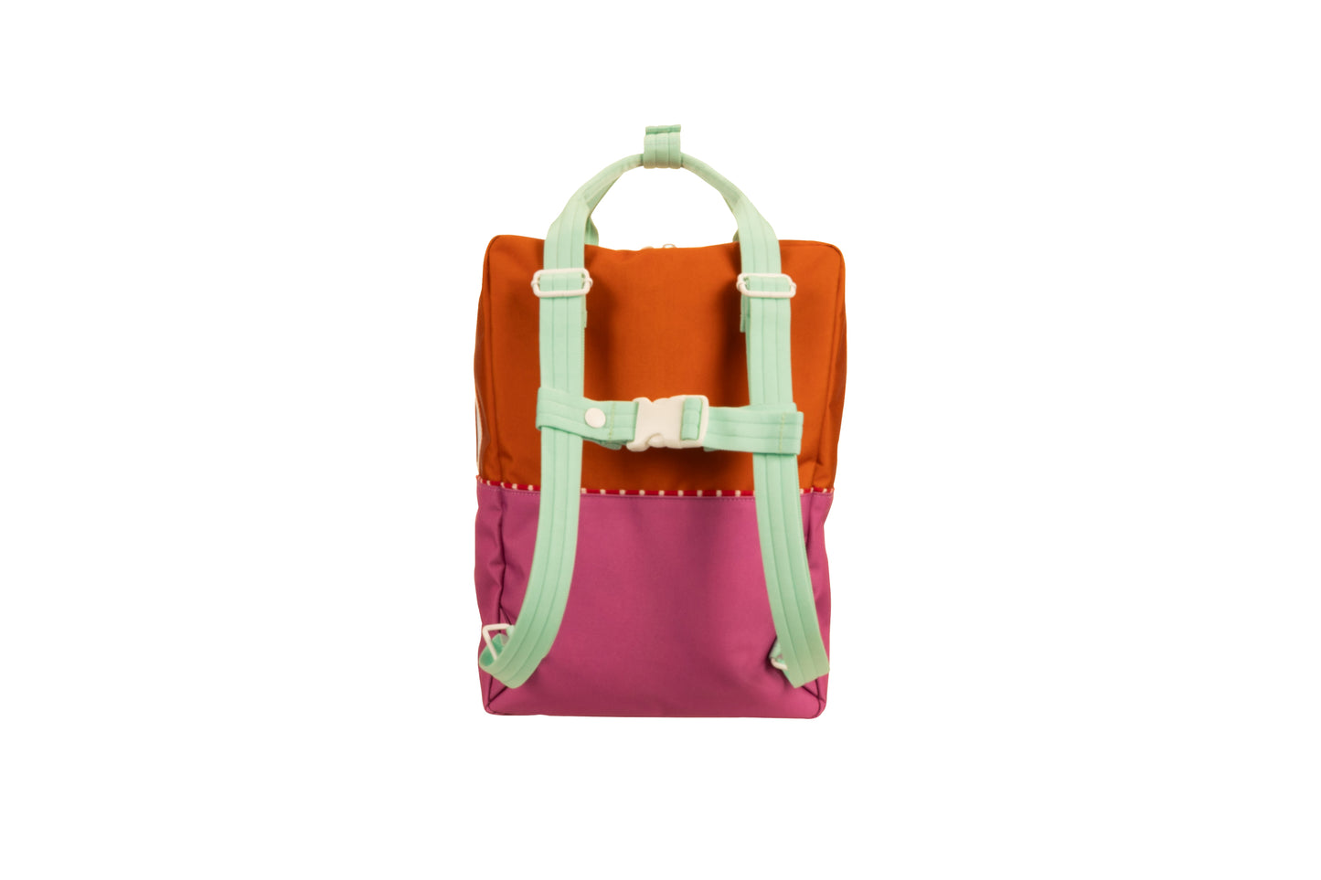 Sticky Lemon Backpack/Boekentas Large Better Together | Colourblocking | Gravel Orange | Rosette Pink