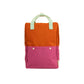 Sticky Lemon Backpack/Boekentas Large Better Together | Colourblocking | Gravel Orange | Rosette Pink