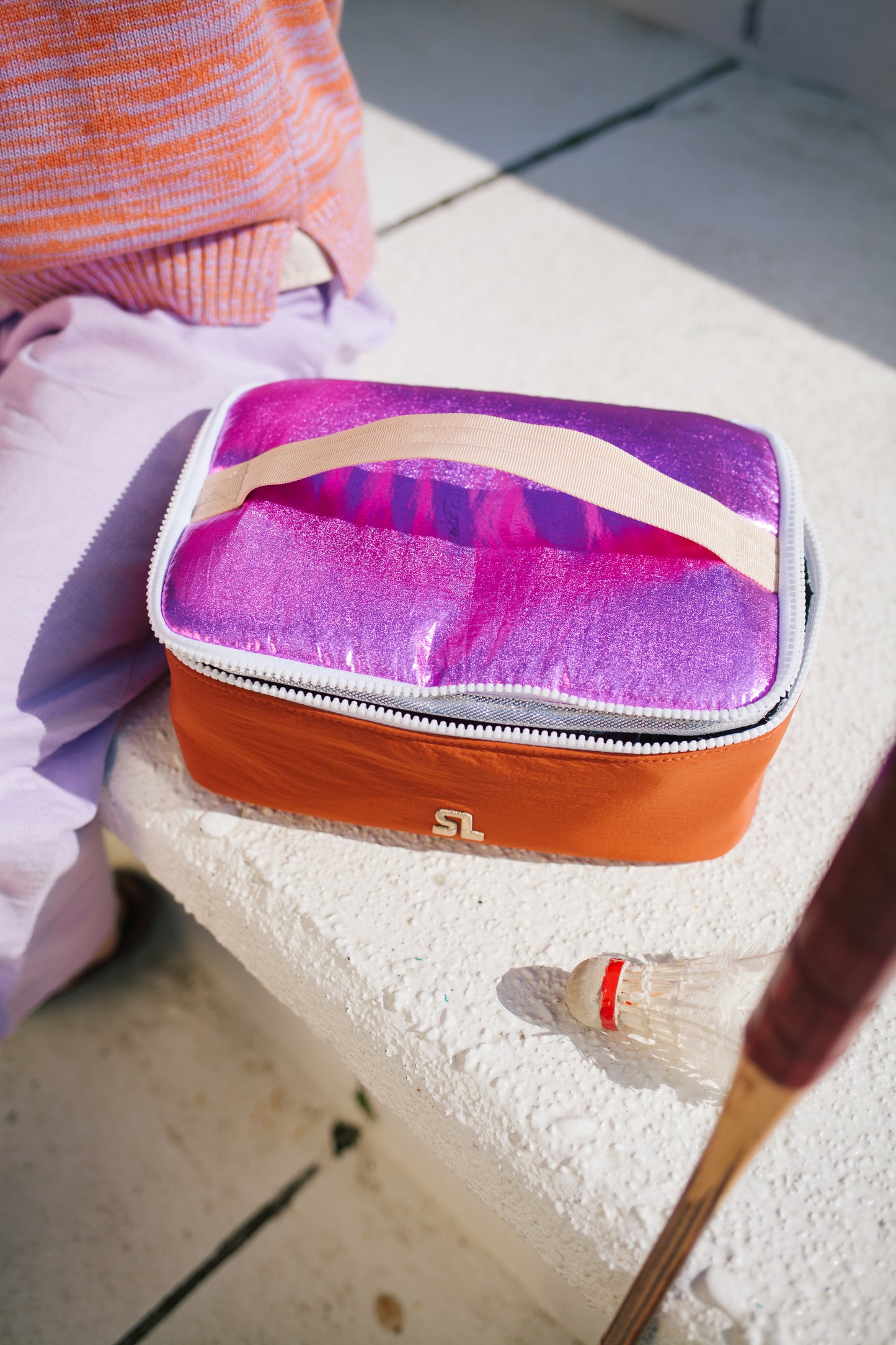 Sticky Lemon Cooler Bag/Koeltas Better Together | Glossy Magenta | Gravel Orange