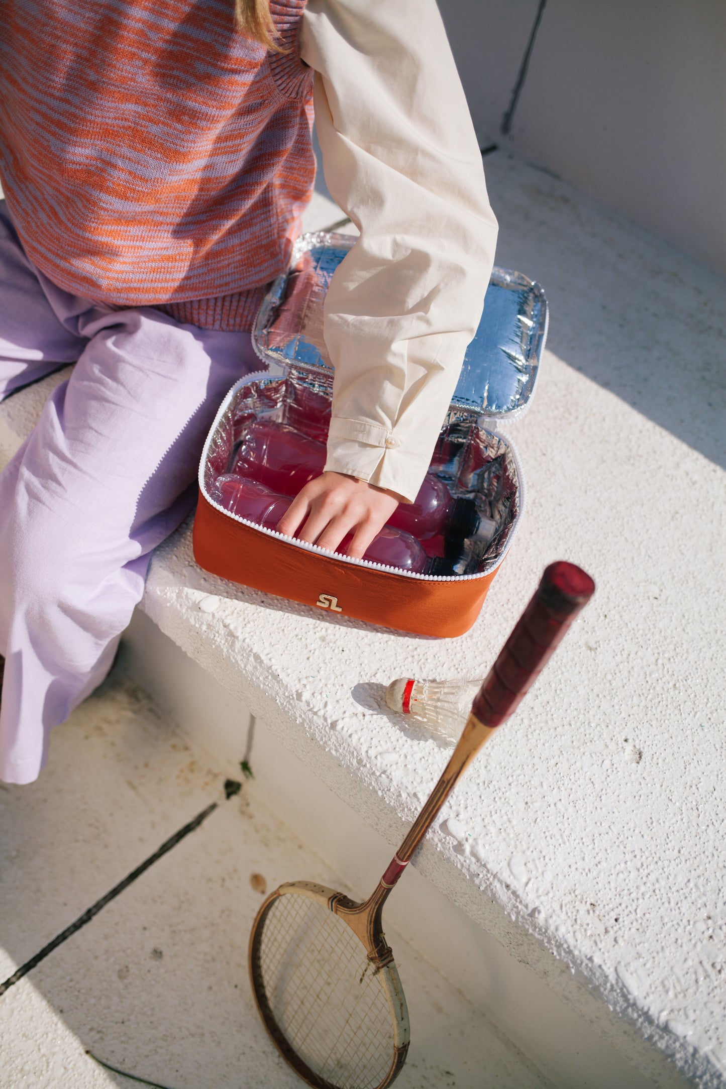 Sticky Lemon Cooler Bag/Koeltas Better Together | Glossy Magenta | Gravel Orange