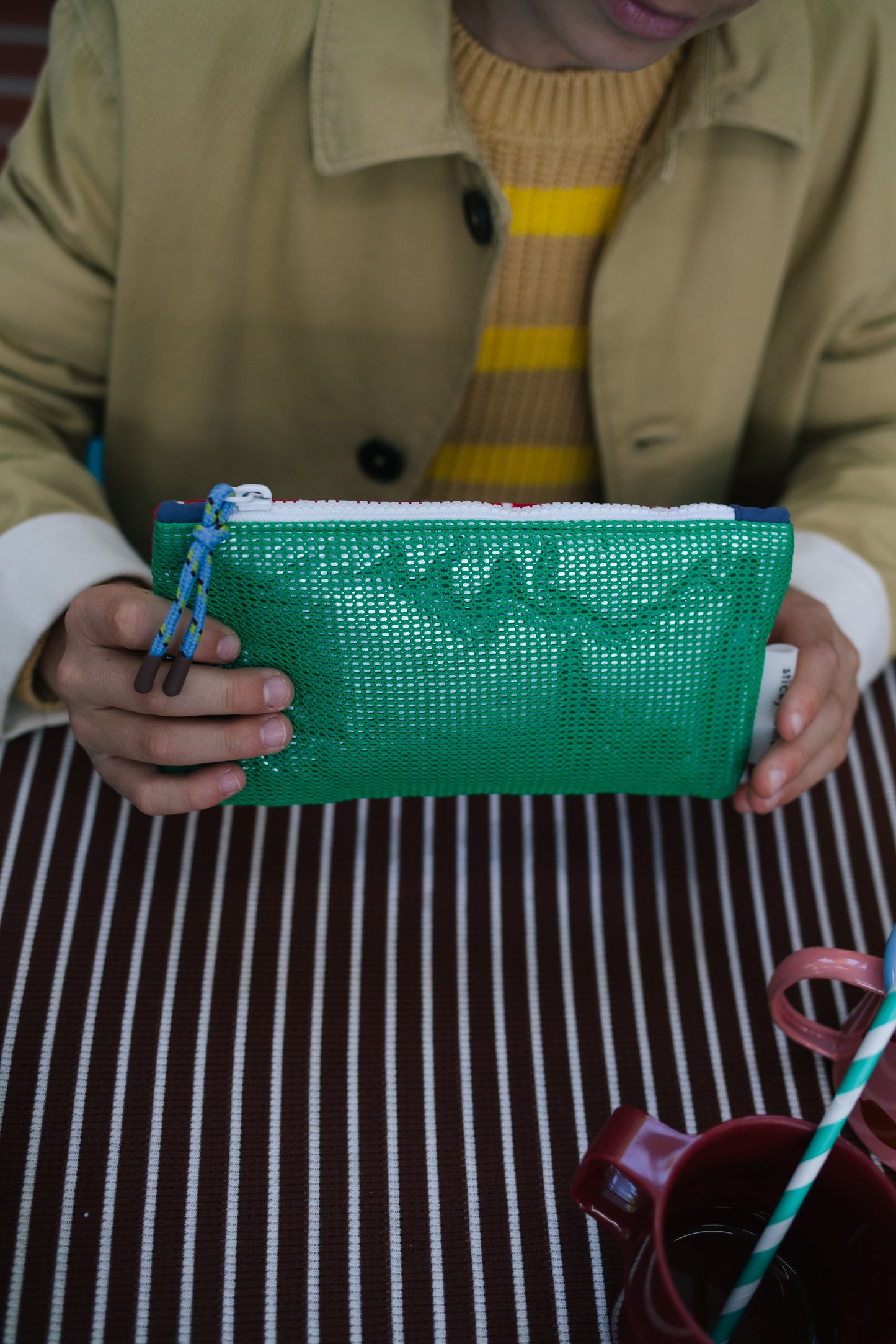 Sticky Lemon Pencil Case/Pennenzak Better Together | Mesh Green