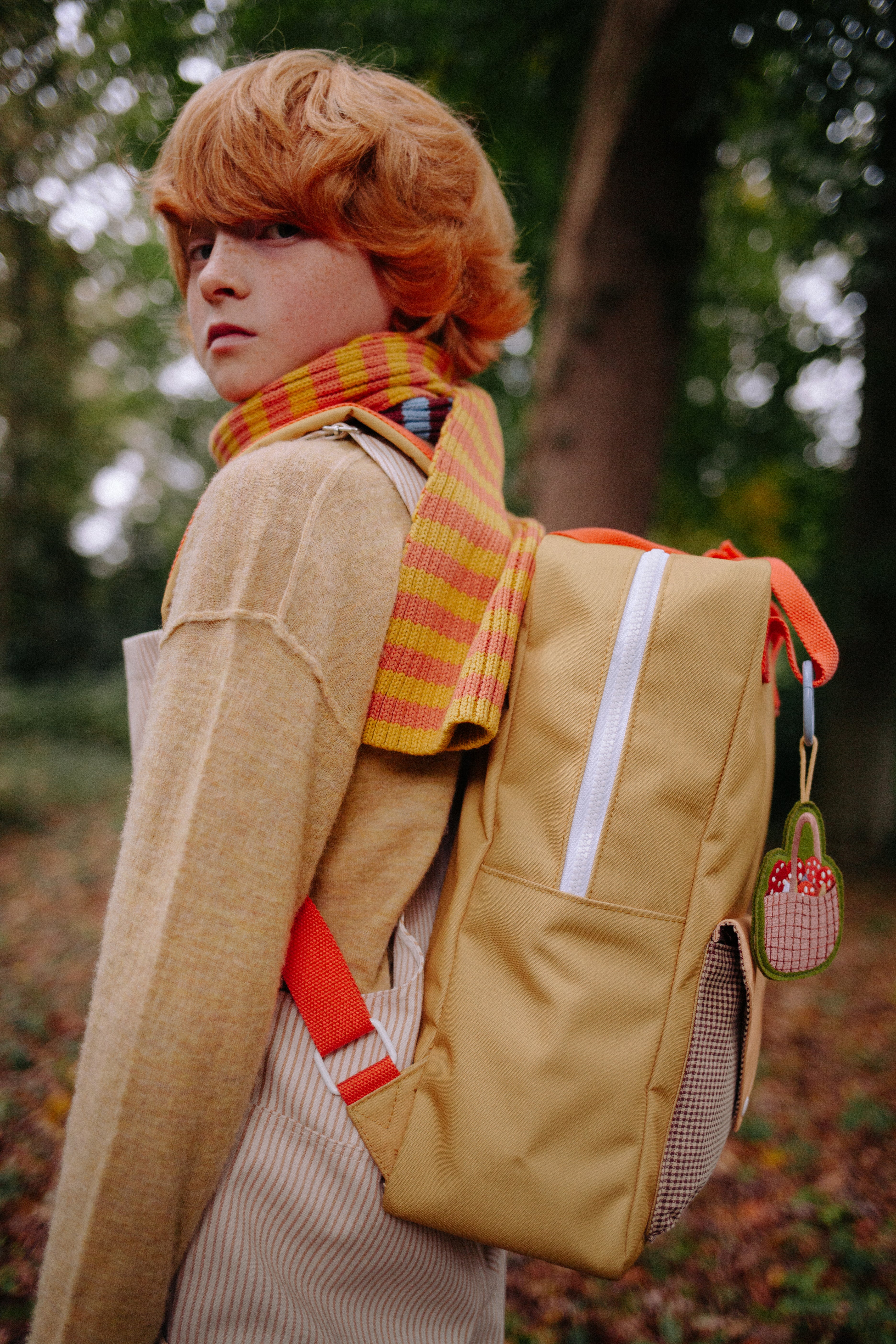 Klebriger Zitronen -Rucksack/Büchertasche kleiner zusammen | Sonderausgabe