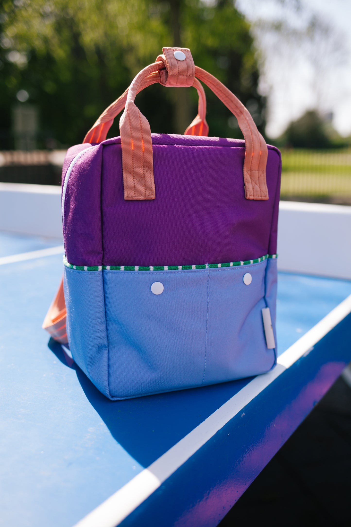 Sticky Lemon Backpack/Boekentas Small Better Together | Colourblocking | Purple Tights | Badminton Blue