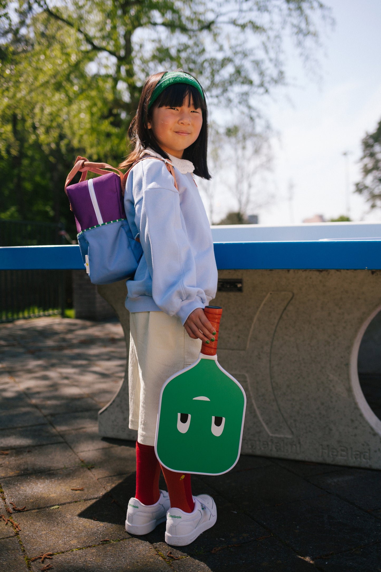 Sticky Lemon Backpack/Boekentas Small Better Together | Colourblocking | Purple Tights | Badminton Blue