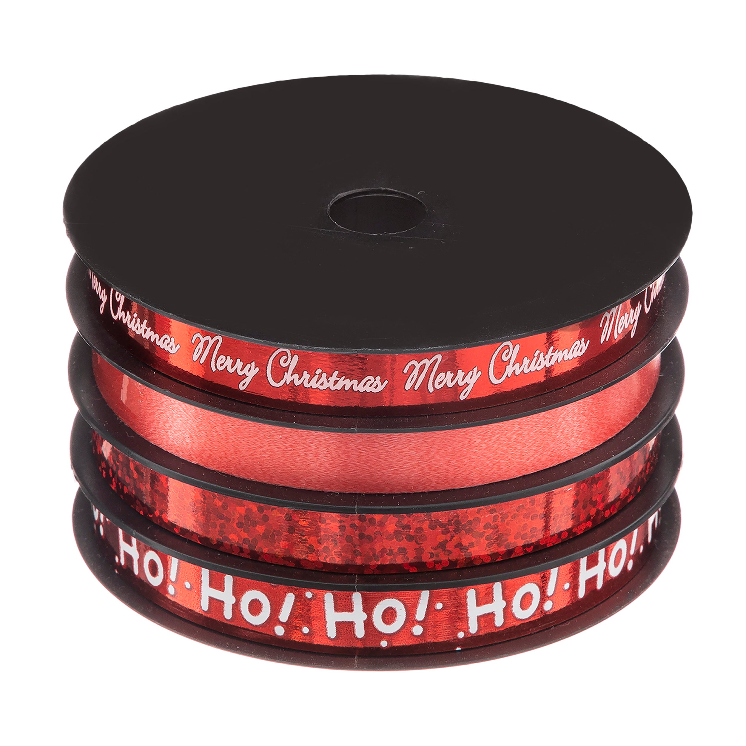 Set d'emballage de Noël Bambini X-mas - 4 rouleaux 200 x 70 cm - 4 rubans Papier cadeau - 2 Etiquettes cadeaux 2 x 8 pièces