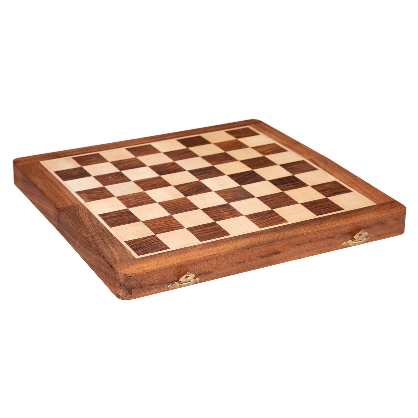 Jeu d'échecs de luxe Atmosphera Laney - 30,5 x 30,5 cm - Bois d'acacia