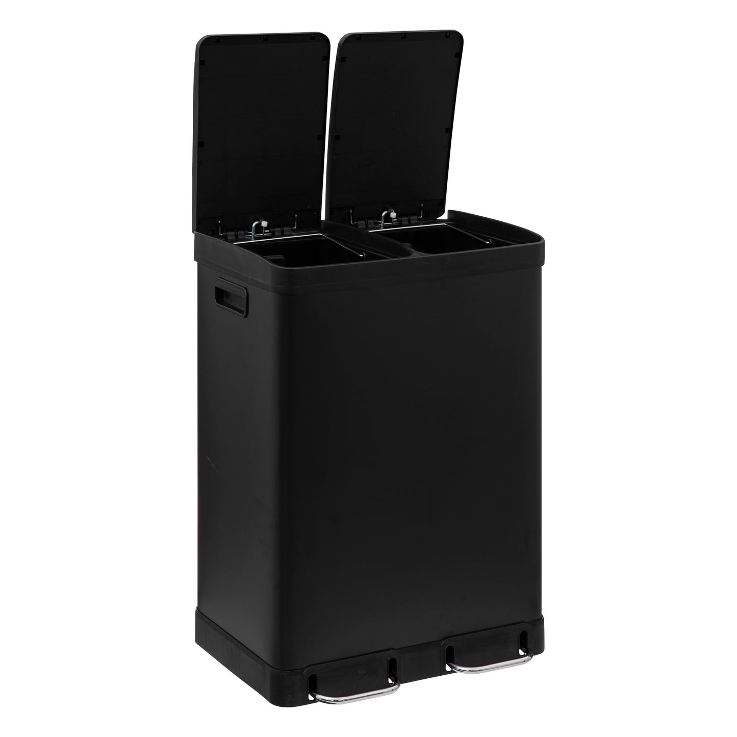 5Five Waste Bin Ariane - Metal 30L+30L - Black