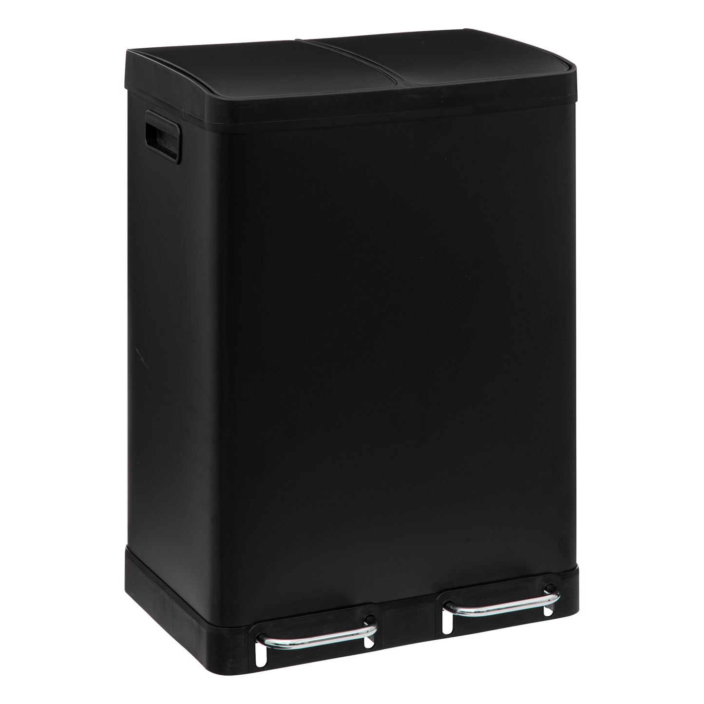 5Five Waste Bin Ariane - Metal 30L+30L - Black