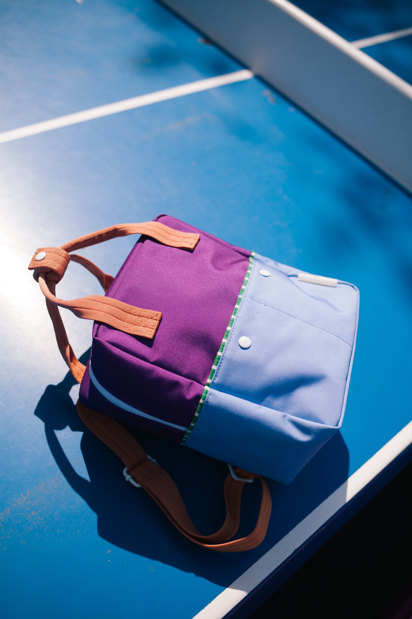 Sticky Lemon Backpack/Boekentas Small Better Together | Colourblocking | Purple Tights | Badminton Blue