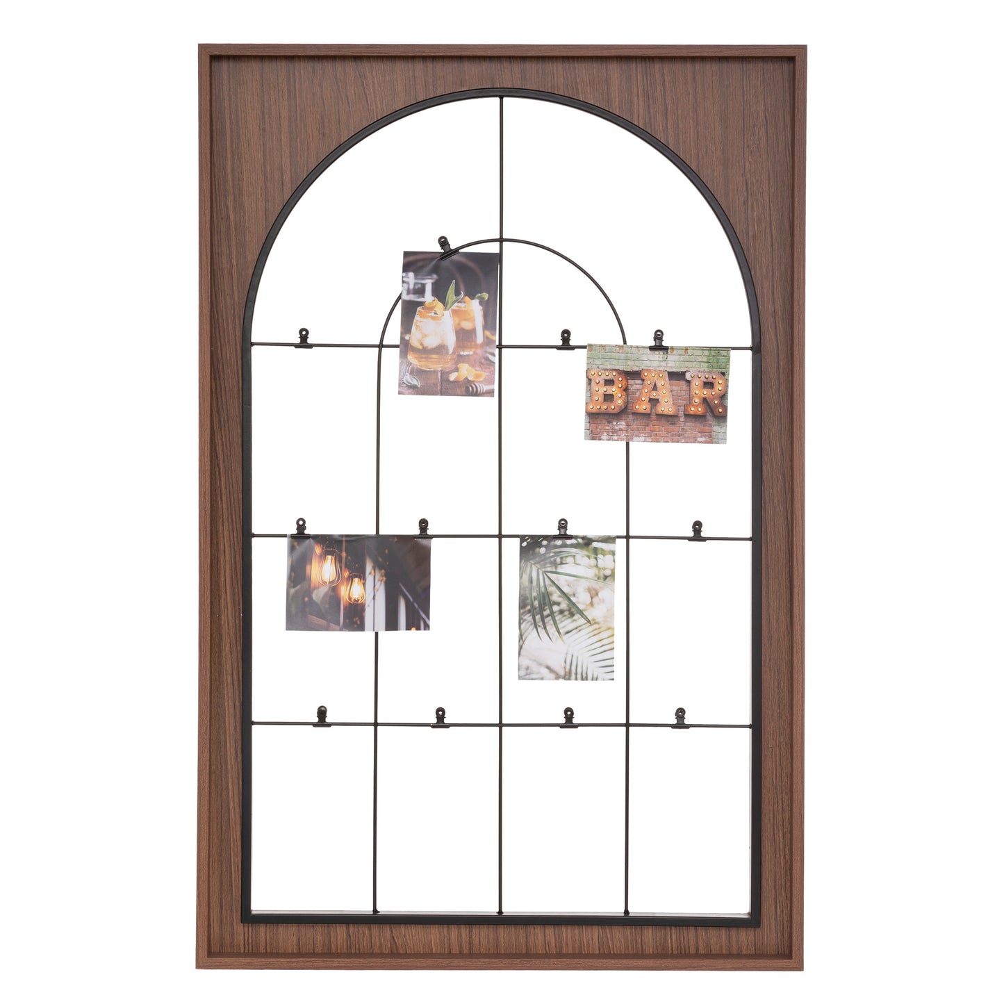 Atmosphera Nais wall rack photo holder - 62 x 95 cm - 12 clips