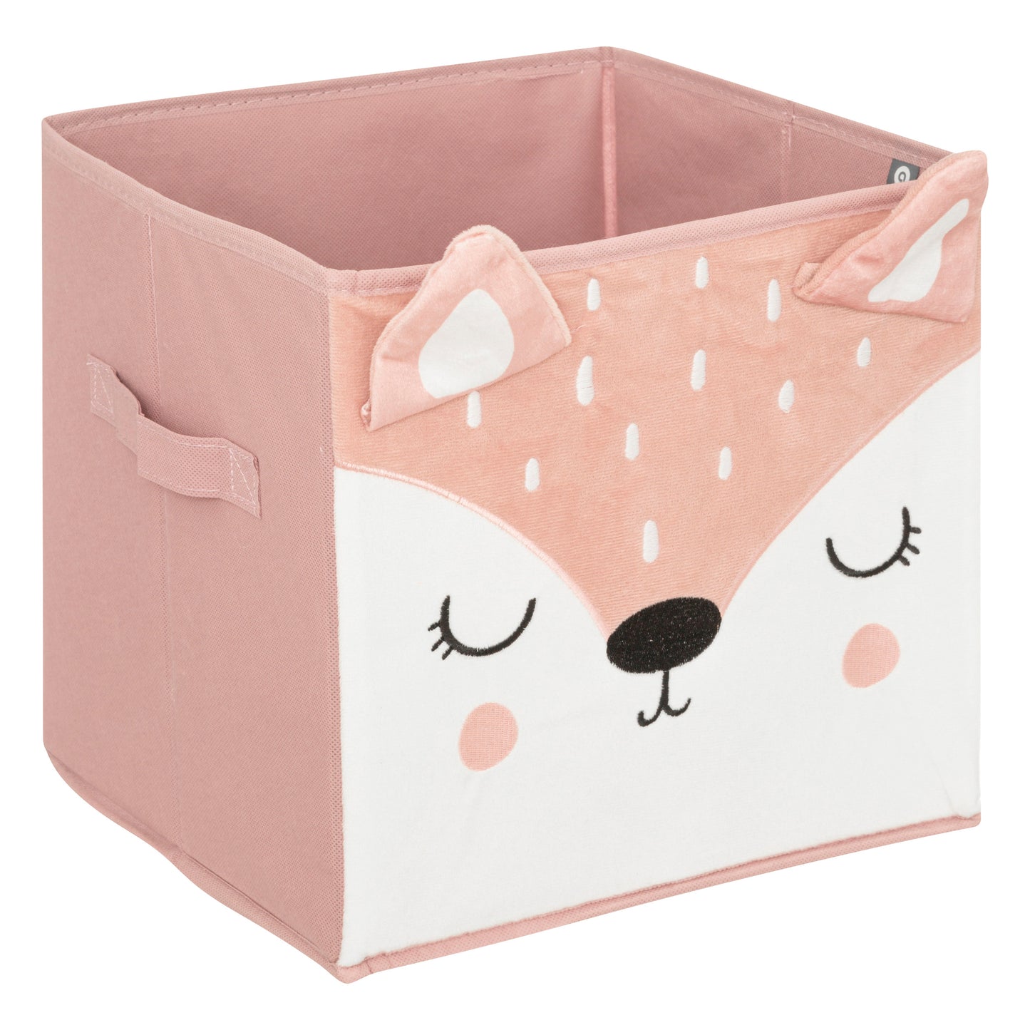 Atmosphera Kids Storage box / storage Square - Velvet pink - 29 x 29 cm