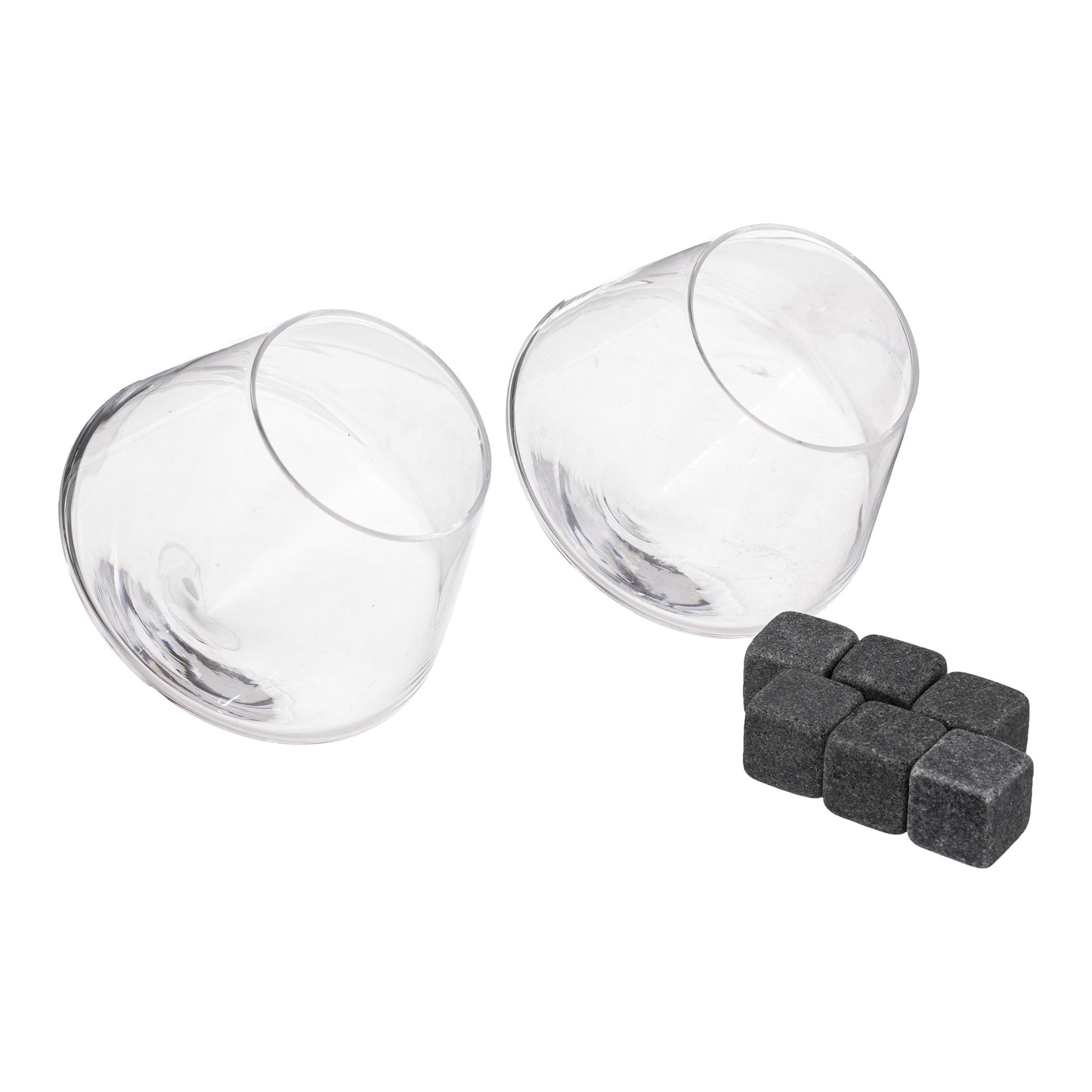 Secret les verres à Whisky gourmands lot de 2 + 6 glaçons