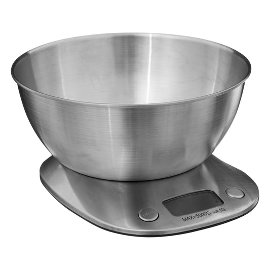 5Five Digital kitchen scale with mixing bowl - Stainless steel - Scale