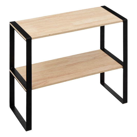 5Five Blackwood Rack 2 couches 40x18x35cm - Naturel/Noir