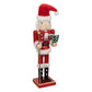 Nutcracker Santa - with staff - Christmas decorations - Decoration - Interior - Christmas - H38 cm