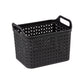 Couvercle de boîte de rangement empilable 5Five - Noir - Empilable - Moyen - 12 litres