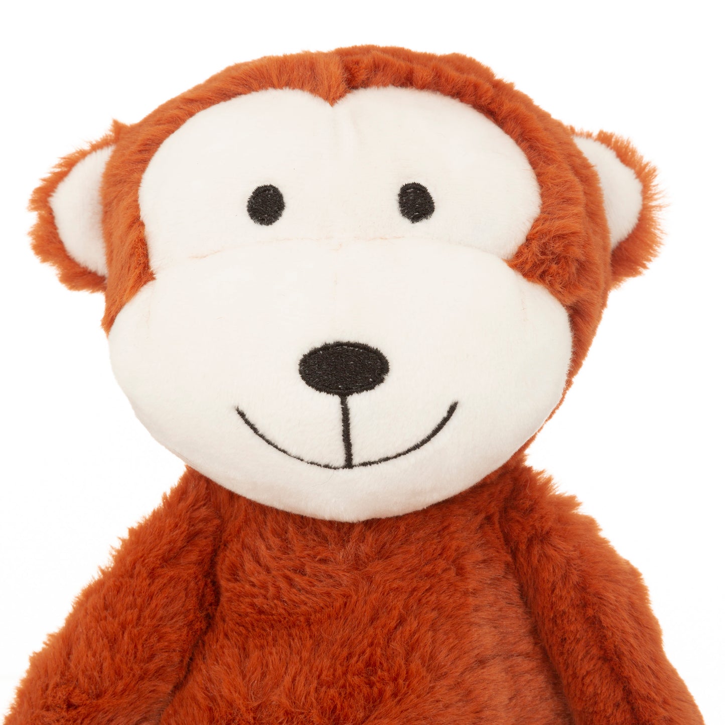 Peluche Singe Joris - Peluche - L16 x H 47 CM - Peluche - Avec velcro sur les bras