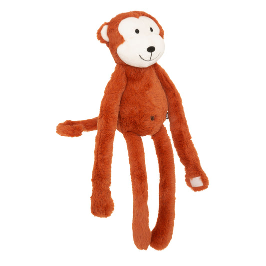 Cuddly toy Monkey Joris - Plush - L16 x H 47 CM - Stuffed animal - With velcro on arms