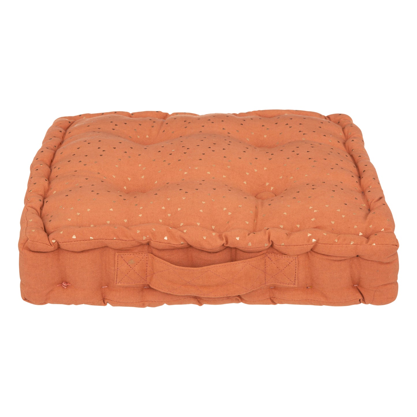 Atmosphera kids Oya vloerkussen - 40x40xH8cm - Terracotta