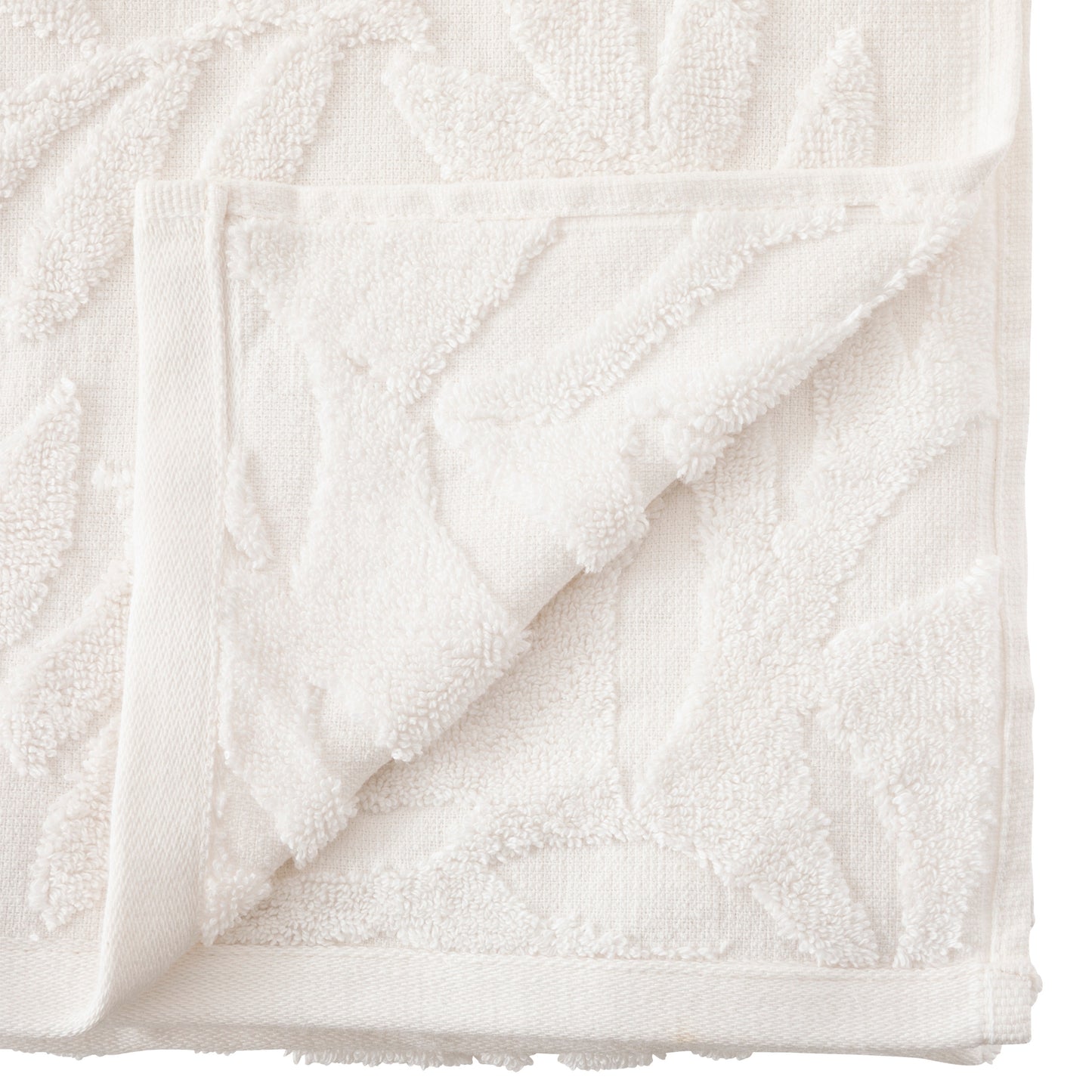 Atmopshera Bath towel / Towel Cisel - Cotton - White - 100 x 150 cm