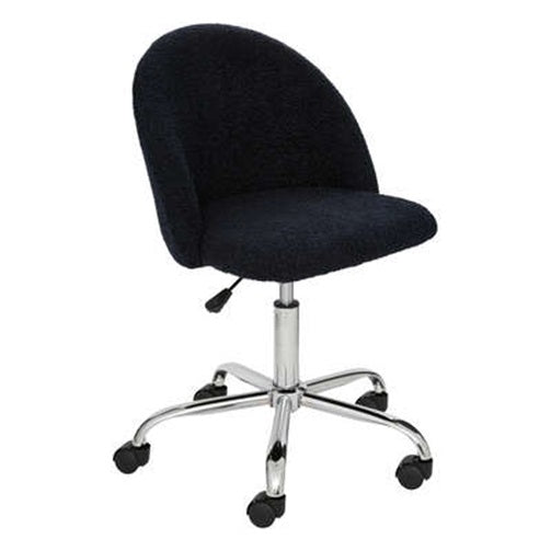 Atmosphera Geos office chair Teddy - Adjustable - Metal legs - Ink blue