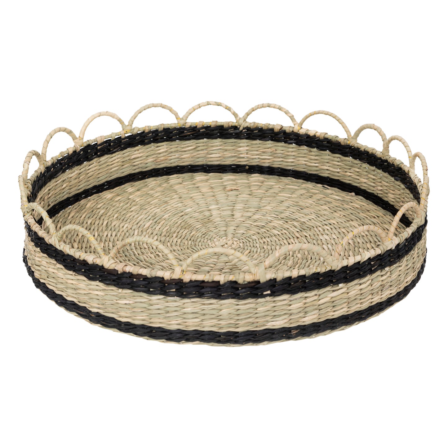 Atmosphera Jada tray - Braided tray - serving tray - Dia 35 cm