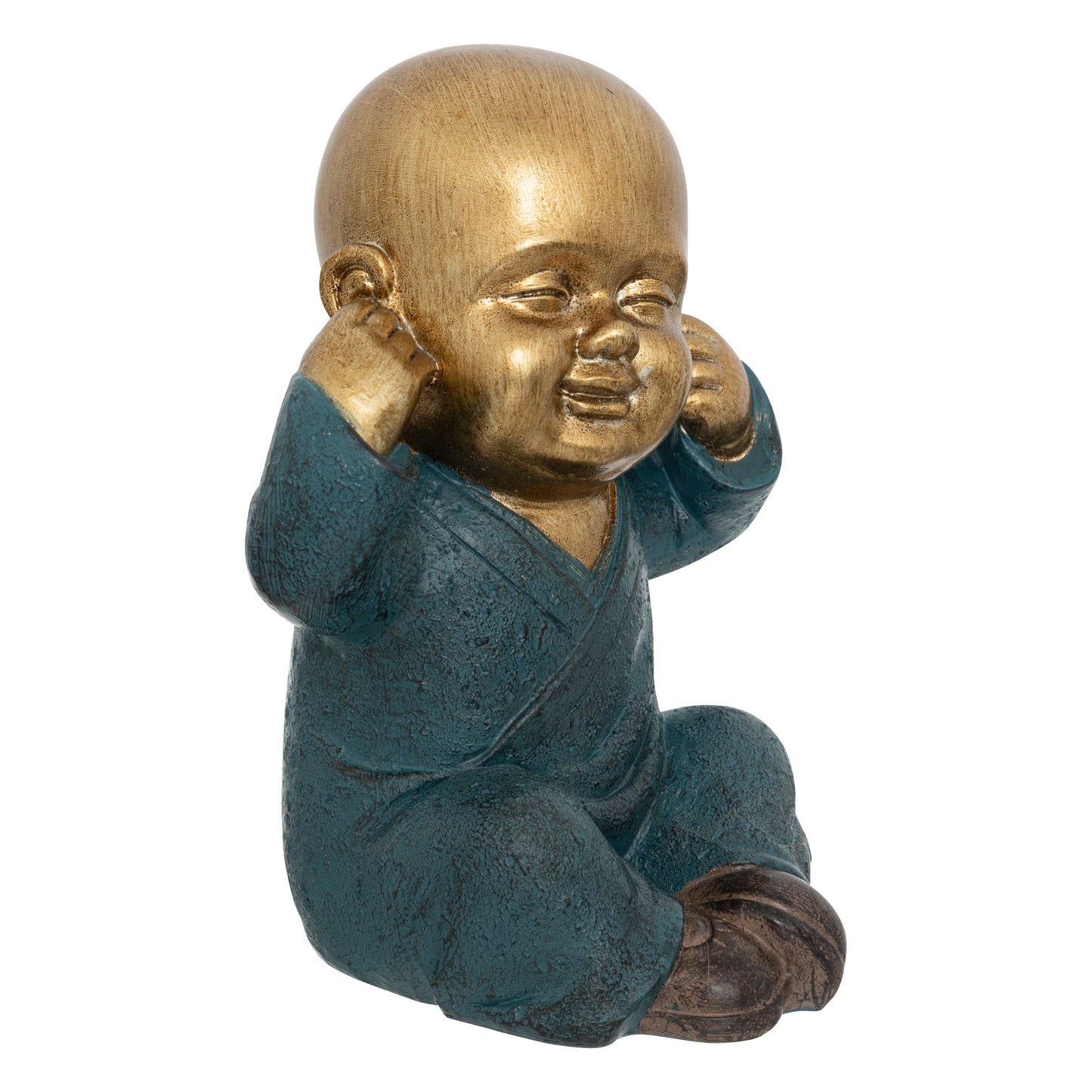 Atmosphera Jil Buddha HEAR SEE and SEE SILENCE figurines - 21 cm high