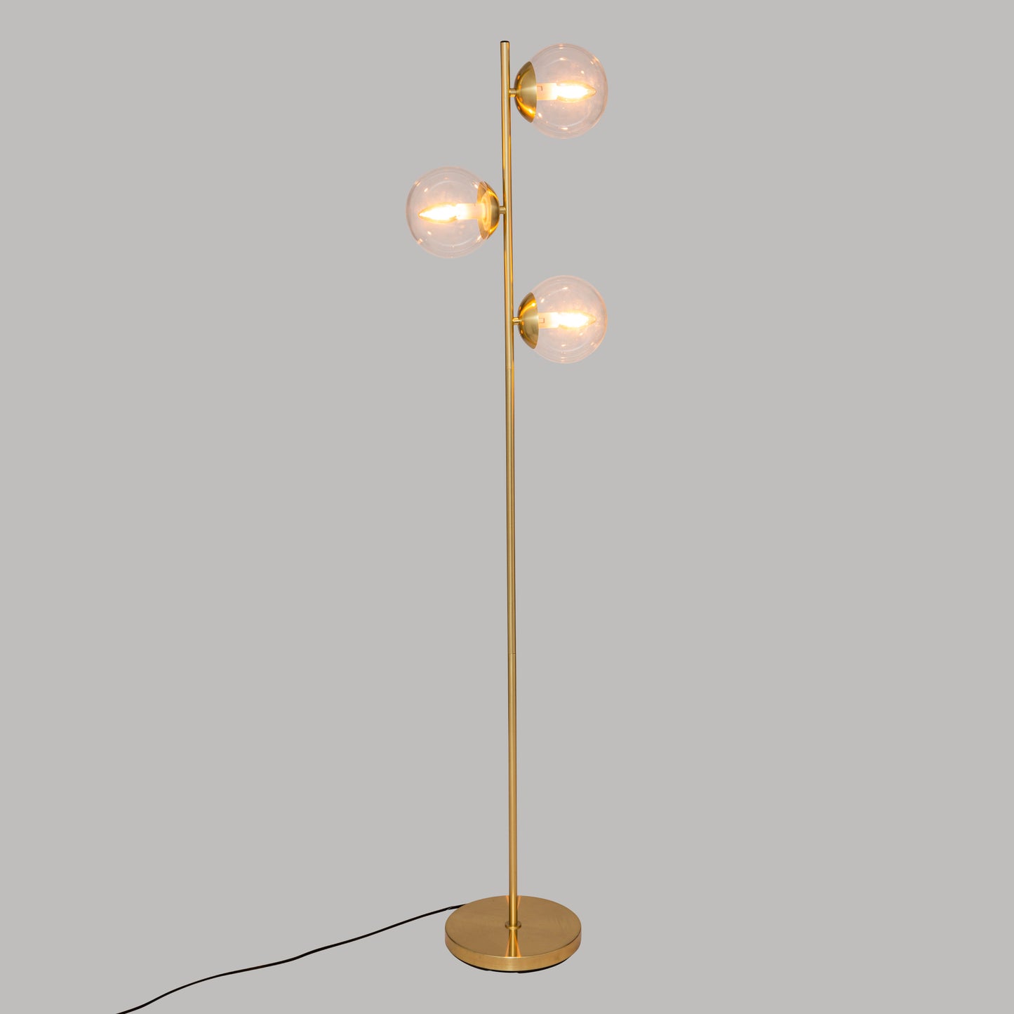 Lampadaire / lampadaire Atmosphera Lisa - Doré - H162 cm - Métal