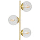 Atmosphera Lisa floor lamp / standing lamp - Gold - H162 cm - Metal