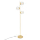 Atmosphera Lisa floor lamp / standing lamp - Gold - H162 cm - Metal