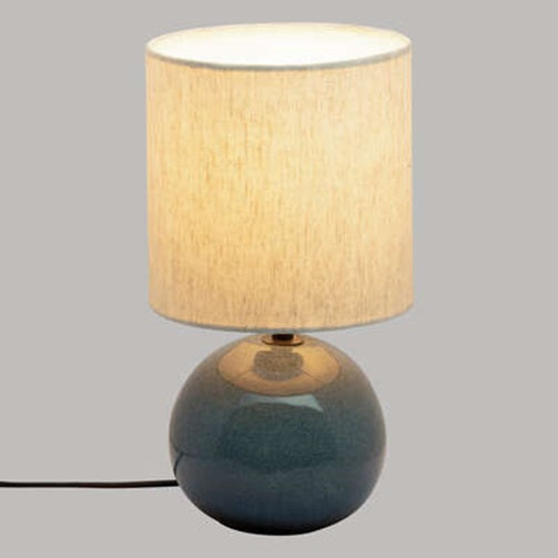 Atmosphera Table Lamp Gaia D15x28cm - Blue Gray - E27