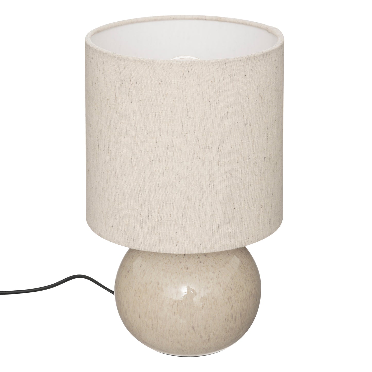 Atmosphera Lampe de Table Gaia D15x28cm - Beige - E27