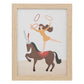 Atmosphera Kids Circus posters set of 3 - With frame - Wood