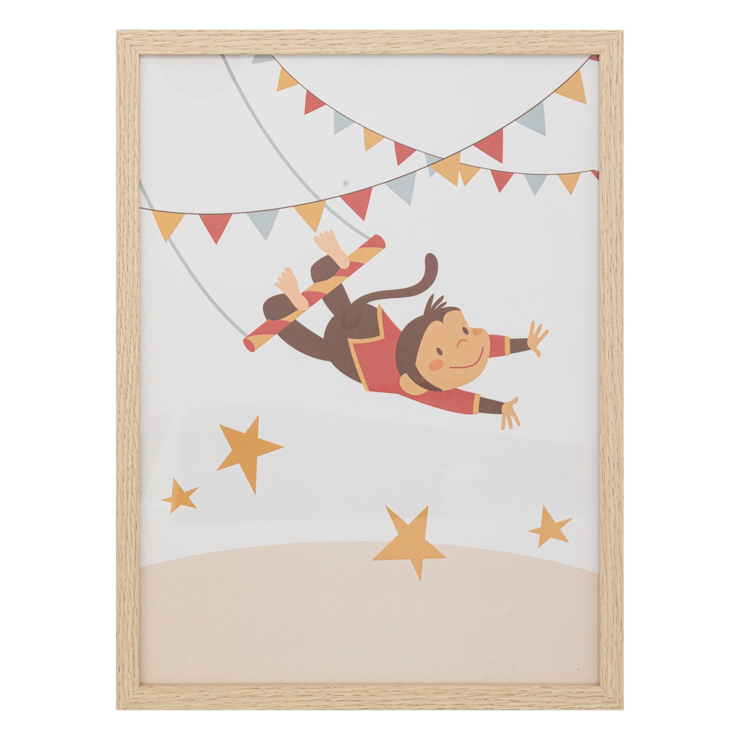 Atmosphera Kids Circus posters set of 3 - With frame - Wood