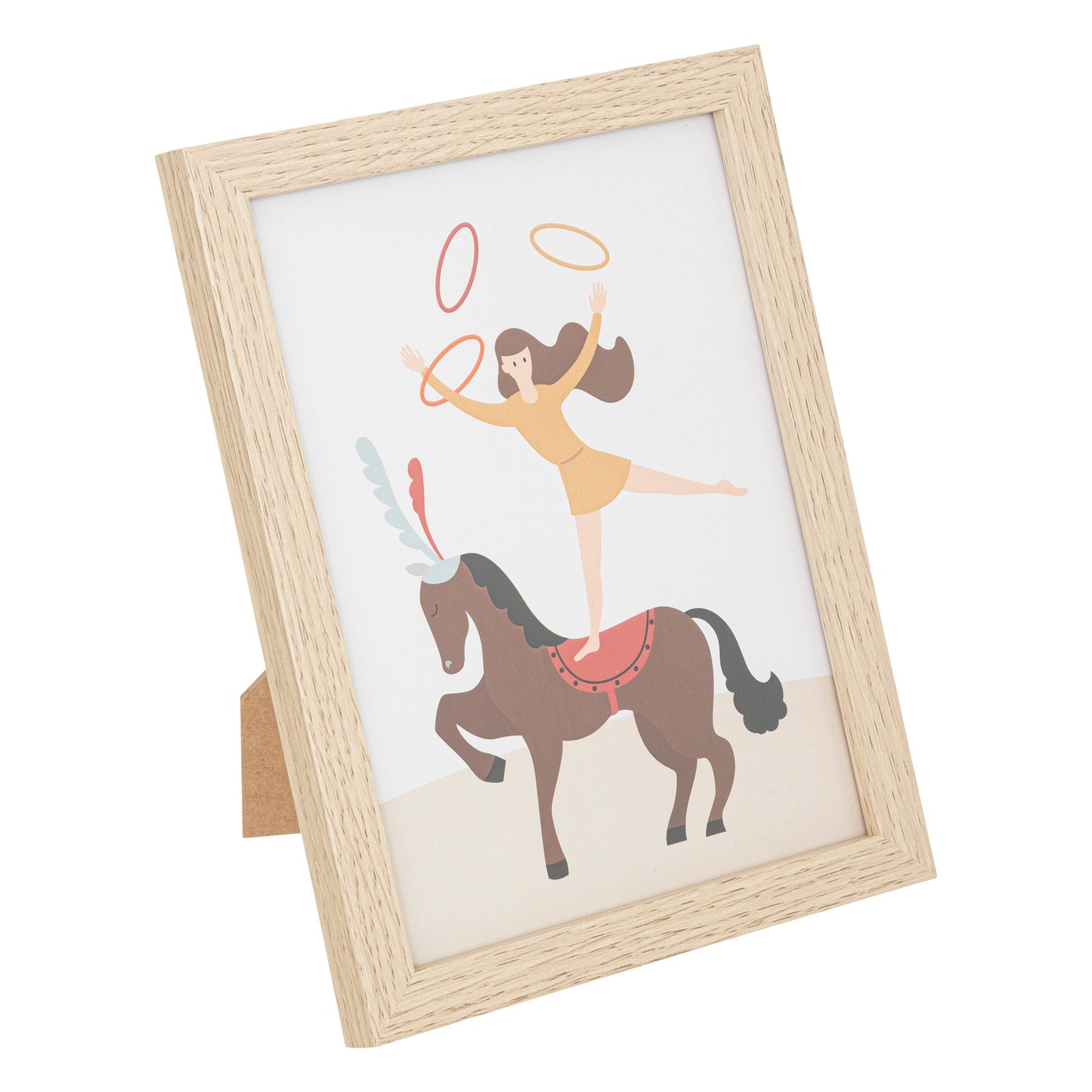 Atmosphera Kids Circus posters set of 3 - With frame - Wood