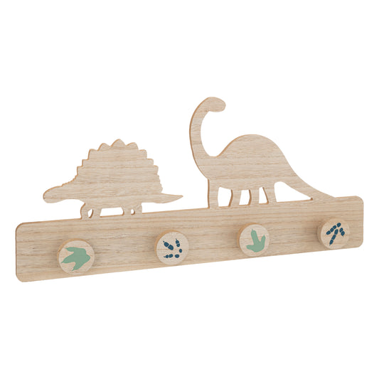 Atmosphera Kids Coat Rack Dino - 4 Hooks - Wall Coat Rack