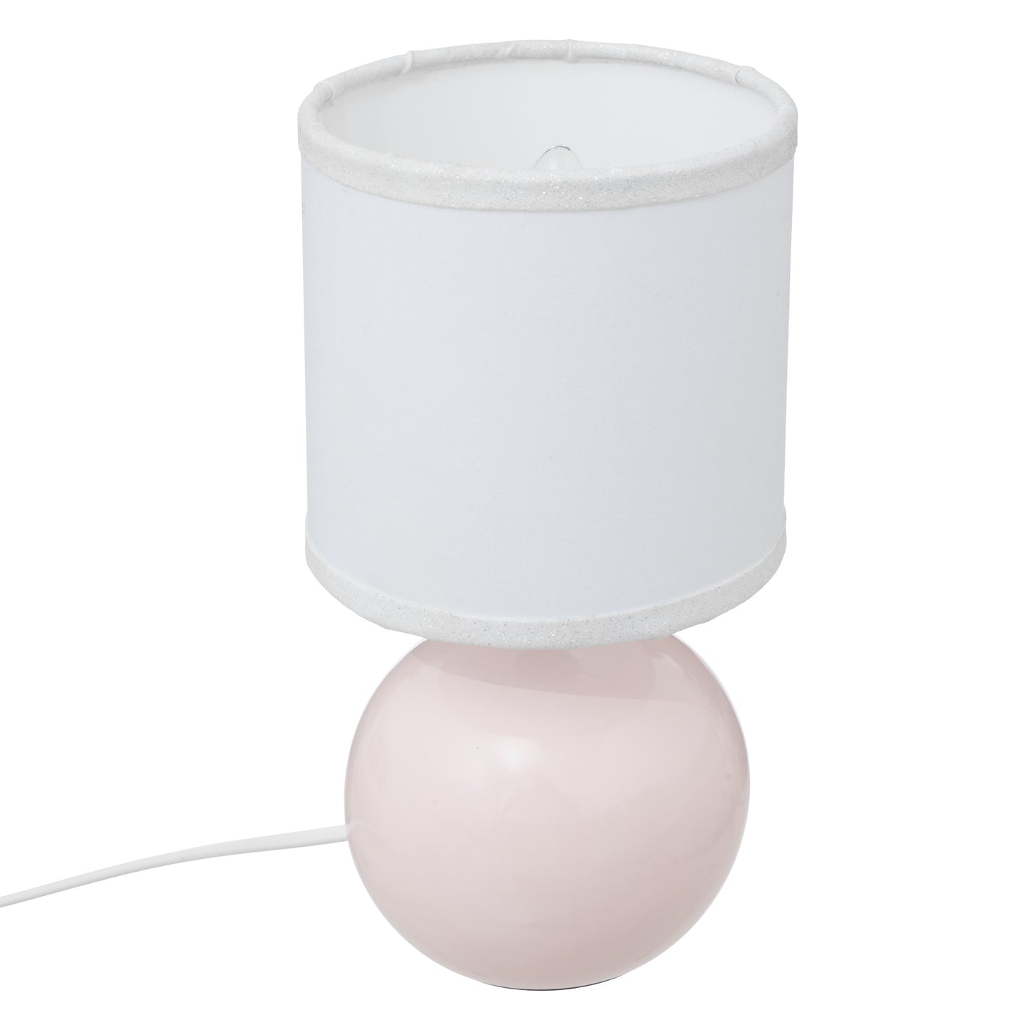 Atmosphera Kids Table Lamp Timéo spherical Ø13x25cm - E14 not included - Pink