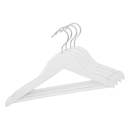 Atmosphera Kids Children's Hanger - Clothes Hanger - White - 12 pieces - Wood