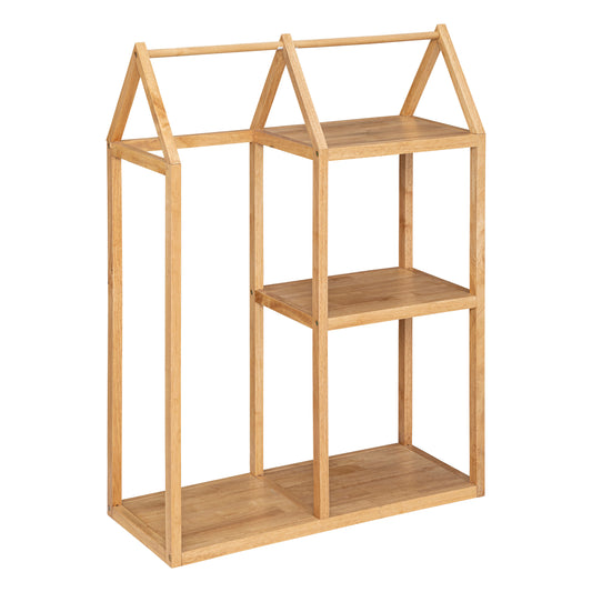 Atmosphera Kids Robin - Wooden rack - Hevea and metal - 82x33cm